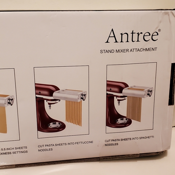 Antree Pasta Maker Attachment 3 in 1 Set for KitchenAid Stand Mixers New - Picture 2 of 6